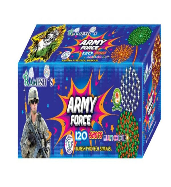 120 Shot Multi Colour